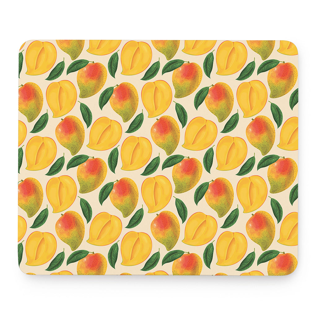Ripe Mango Fruit Pattern Print Mouse Pad