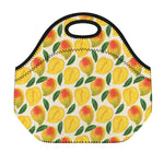 Ripe Mango Fruit Pattern Print Neoprene Lunch Bag