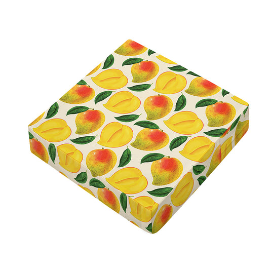 Ripe Mango Fruit Pattern Print Outdoor Seat Cushion Cover