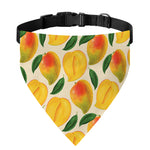 Ripe Mango Fruit Pattern Print Over The Collar Dog Bandana