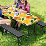 Ripe Mango Fruit Pattern Print Picnic Table Cover