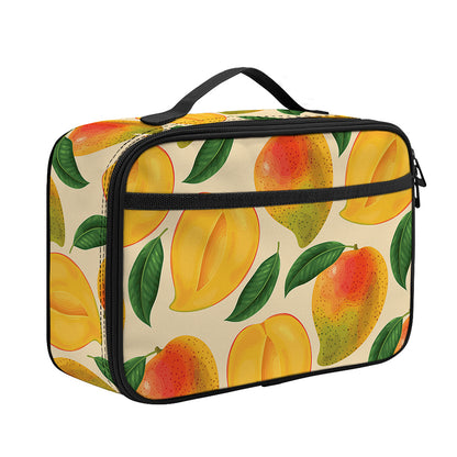 Ripe Mango Fruit Pattern Print Portable Lunch Bag