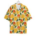 Ripe Mango Fruit Pattern Print Rayon Hawaiian Shirt