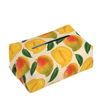 Ripe Mango Fruit Pattern Print Rectangle Tissue Box Cover