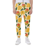 Ripe Mango Fruit Pattern Print Scuba Joggers