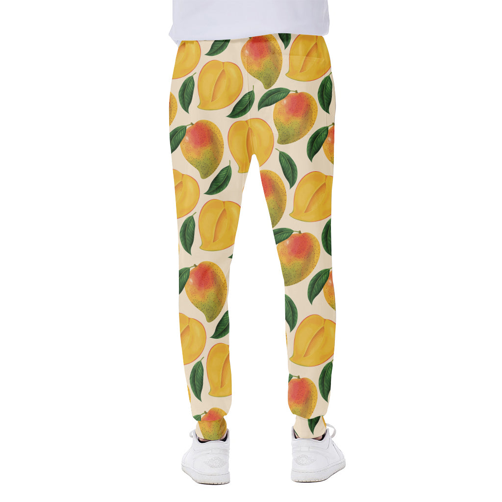 Ripe Mango Fruit Pattern Print Scuba Joggers