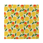 Ripe Mango Fruit Pattern Print Silk Bandana