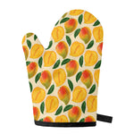 Ripe Mango Fruit Pattern Print Single Oven Mitt