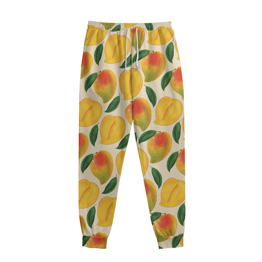 Ripe Mango Fruit Pattern Print Sweatpants