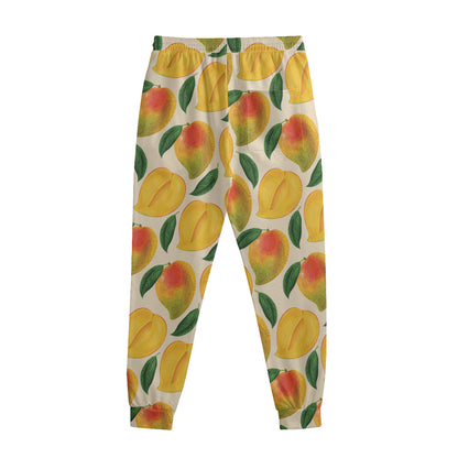 Ripe Mango Fruit Pattern Print Sweatpants