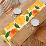 Ripe Mango Fruit Pattern Print Table Runner