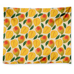 Ripe Mango Fruit Pattern Print Tapestry