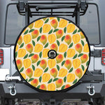 Ripe Mango Fruit Pattern Print Tire Cover With Camera Hole