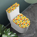 Ripe Mango Fruit Pattern Print Toilet Lid And Tank Cover Set
