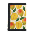 Ripe Mango Fruit Pattern Print Trifold Wallet