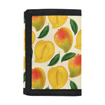 Ripe Mango Fruit Pattern Print Trifold Wallet