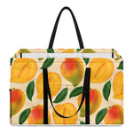 Ripe Mango Fruit Pattern Print Utility Tote Bag