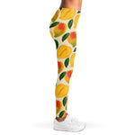 Ripe Mango Fruit Pattern Print Women's Leggings