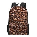 Roasted Coffee Bean Print 17 Inch Backpack