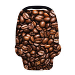 Roasted Coffee Bean Print Baby Seat Cover