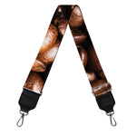 Roasted Coffee Bean Print Bag Strap