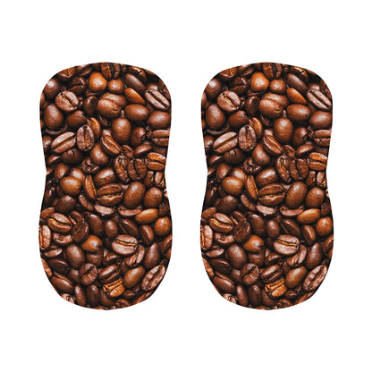 Roasted Coffee Bean Print Bar Stool Covers
