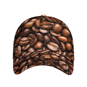 Roasted Coffee Bean Print Baseball Cap