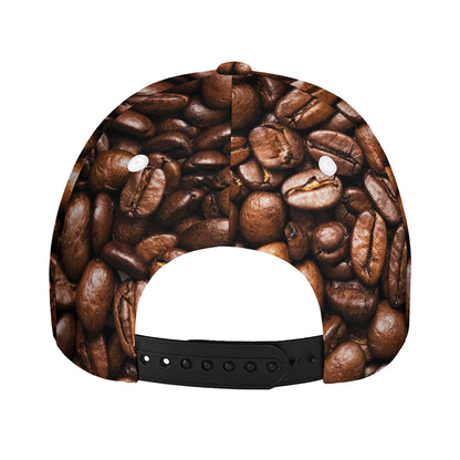 Roasted Coffee Bean Print Baseball Cap