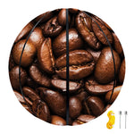 Roasted Coffee Bean Print Basketball