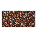 Roasted Coffee Bean Print Beach Towel