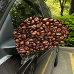 Roasted Coffee Bean Print Car Side Mirror Covers
