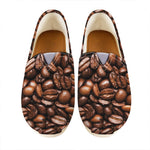Roasted Coffee Bean Print Casual Shoes