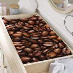 Roasted Coffee Bean Print Changing Pad Cover