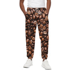 Roasted Coffee Bean Print Cotton Pants