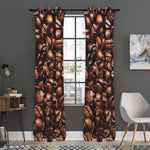 Roasted Coffee Bean Print Curtain