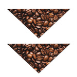 Roasted Coffee Bean Print Dog Bandana