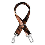 Roasted Coffee Bean Print Dog Seat Belt