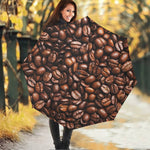 Roasted Coffee Bean Print Foldable Umbrella