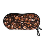 Roasted Coffee Bean Print Glasses Case