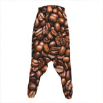 Roasted Coffee Bean Print Hammer Pants