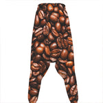 Roasted Coffee Bean Print Hammer Pants