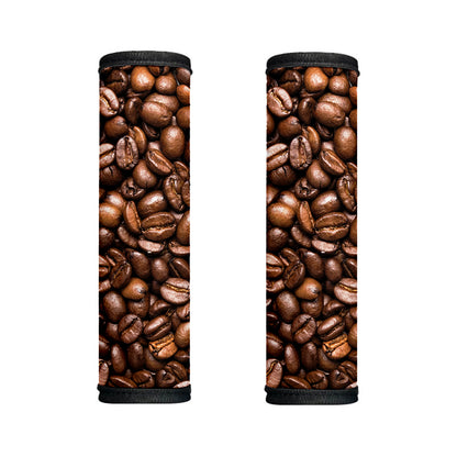 Roasted Coffee Bean Print Handle Covers