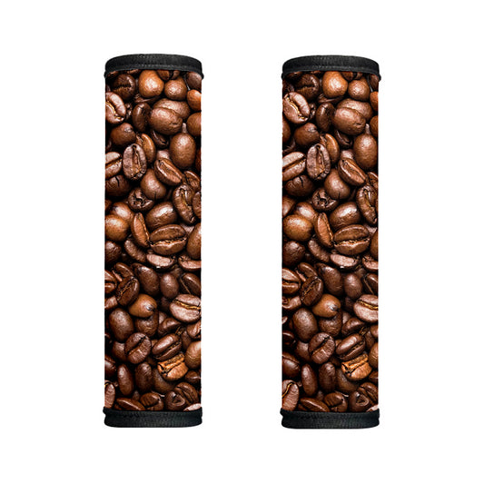 Roasted Coffee Bean Print Handle Covers