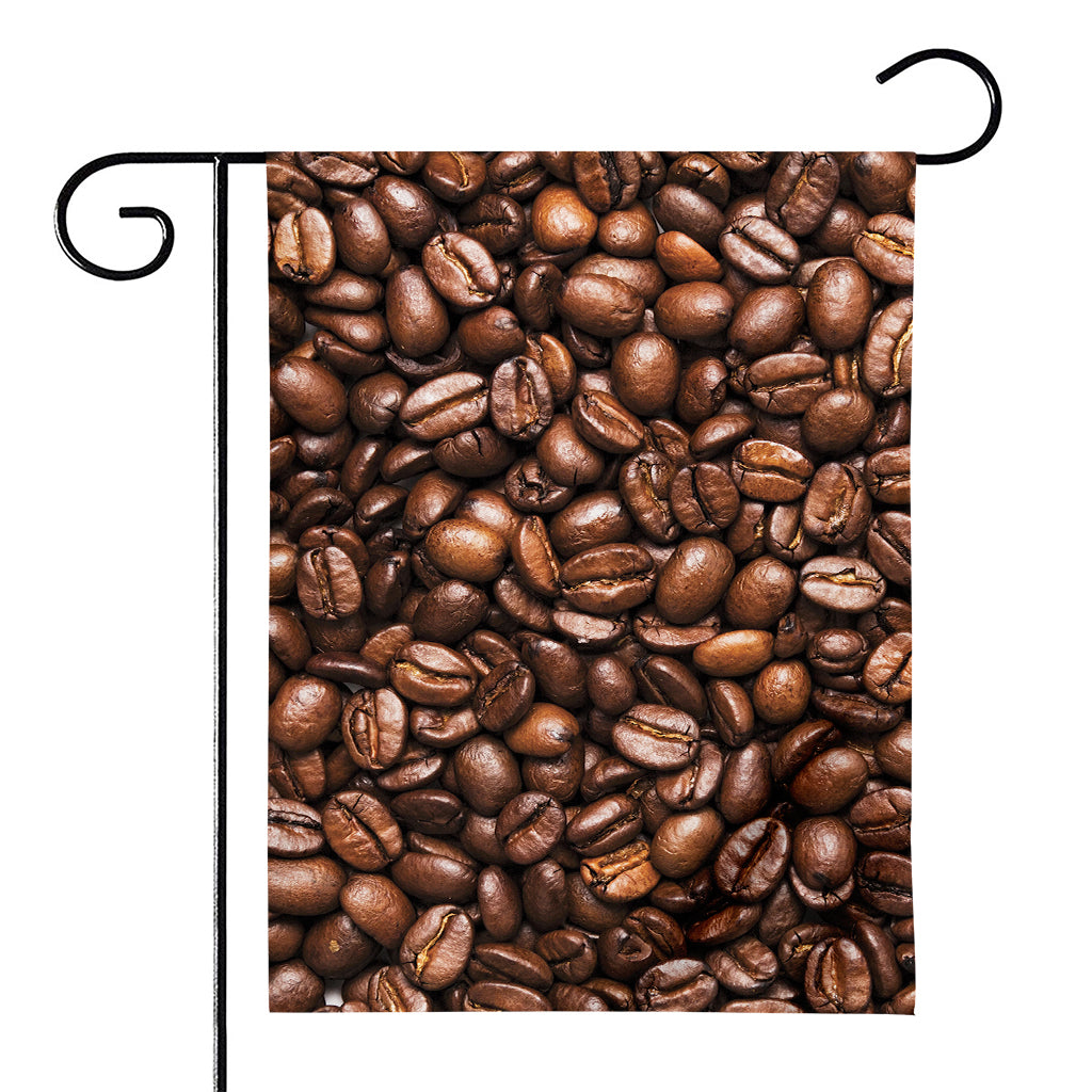 Roasted Coffee Bean Print House Flag