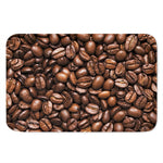 Roasted Coffee Bean Print Indoor Door Mat