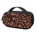 Roasted Coffee Bean Print Portable Cooler Travel Case