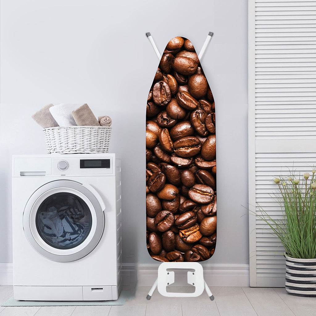Roasted Coffee Bean Print Ironing Board Cover