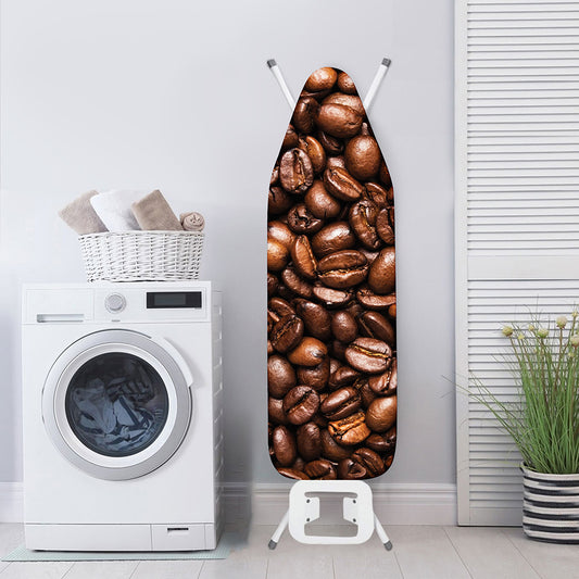 Roasted Coffee Bean Print Ironing Board Cover