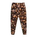 Roasted Coffee Bean Print Jogger Pants