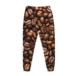 Roasted Coffee Bean Print Jogger Pants
